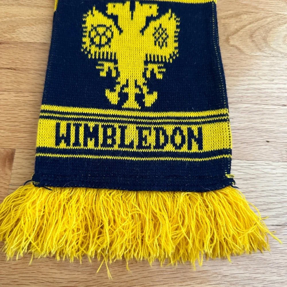 Vintage Wimbledon Football Club Scarf